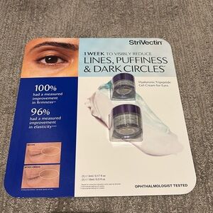 NEW StriVectin Hyaluronic Tripeptide Gel-Cream for Eyes, 2-pack